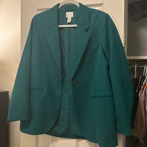 H&M Kelly green blazer
